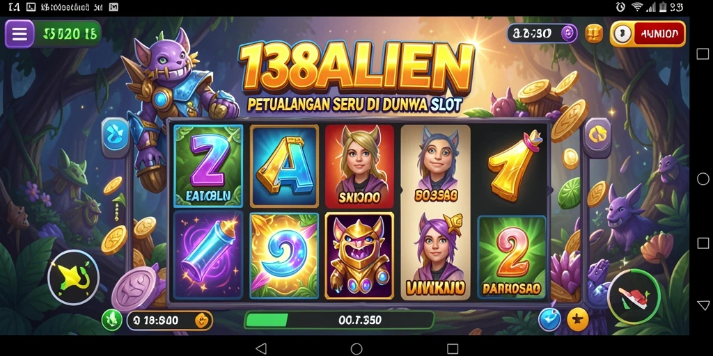 Screenshot gameplay 138ALIEN yang memperlihatkan keseruan permainan slot.