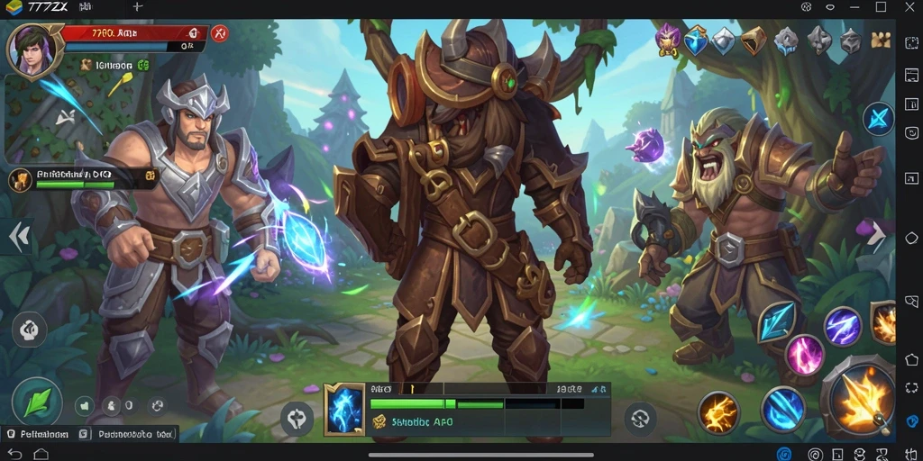 Tampilan gameplay seru dalam dunia petualangan ARPG.