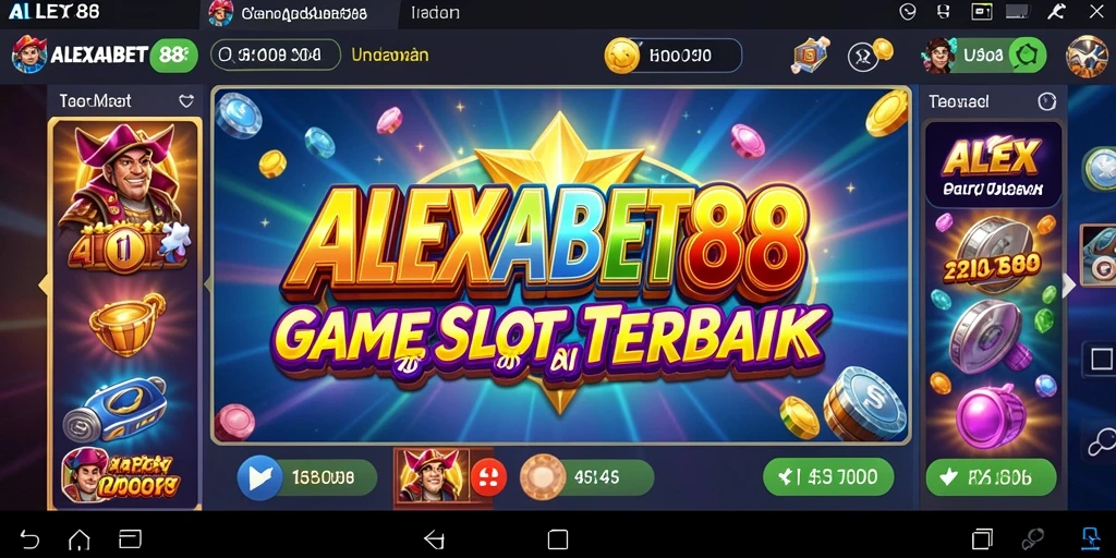 Tampilan gameplay ALEXABET88 yang menakjubkan saat memutar gulungan.