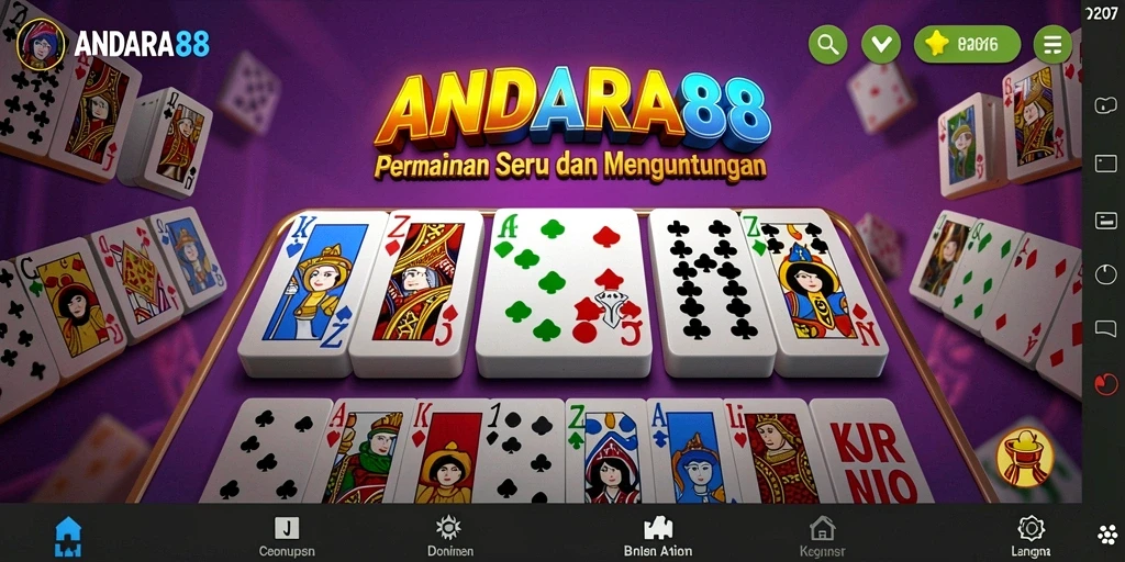 Screenshot gameplay ANDARA88 yang menampilkan keseruan permainan Domino.