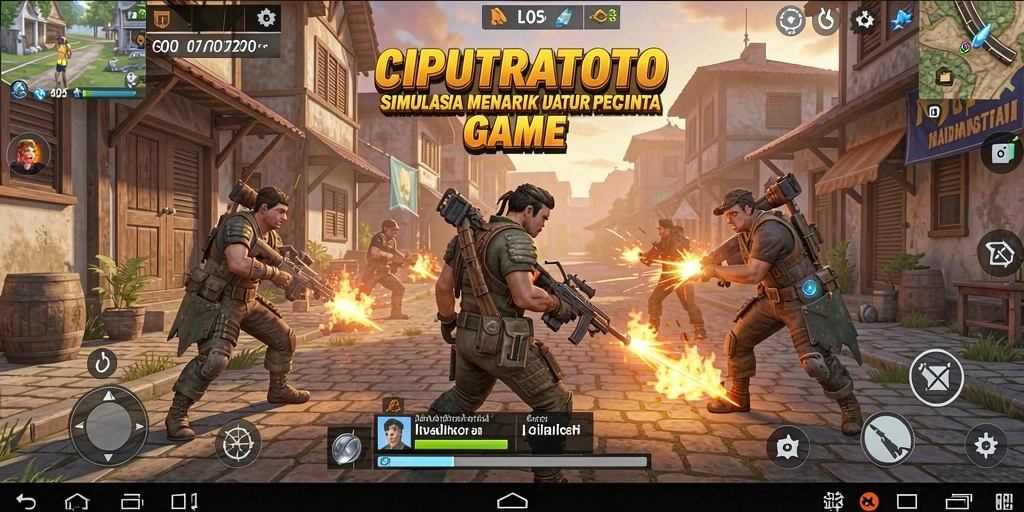 Screenshot utama menampilkan pengalaman gameplay simulasi yang seru.