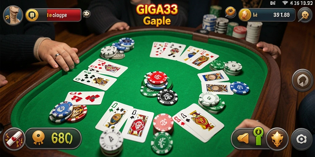 Tampilan gameplay GIGA33 yang seru dan menarik.