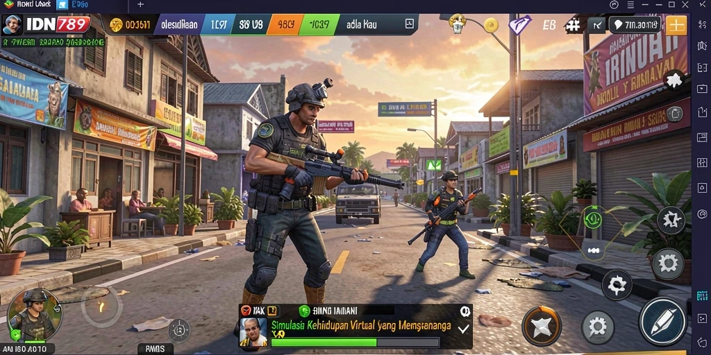 Tampilan gameplay IDN789 yang menarik dan interaktif dalam simulasi kehidupan.