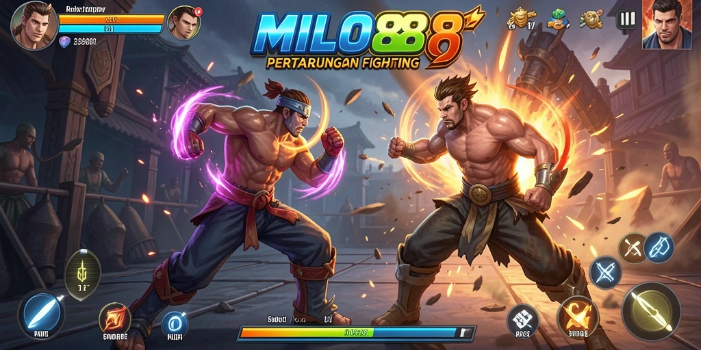 Screenshot gameplay seru dari MILO88 memberikan visual pertarungan yang mendalam.