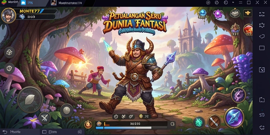 Gameplay MONTE77 yang menampilkan petualangan mendebarkan.