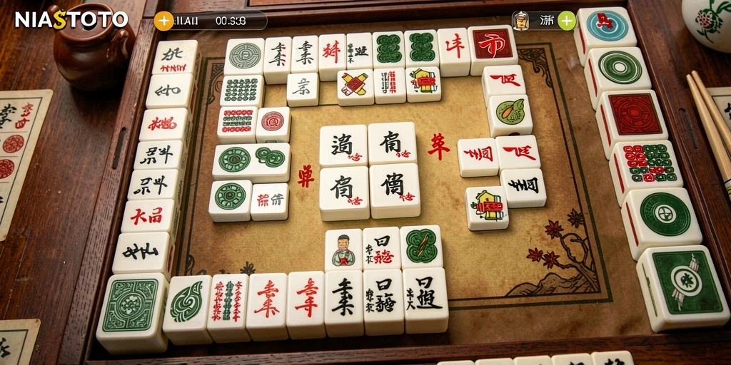 Tampilan gameplay menarik dari NIASTOTO dengan desain tile yang menawan.