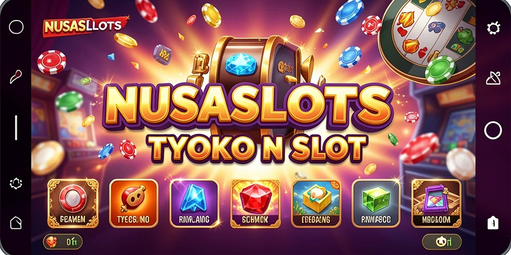 Gameplay NUSASLOTS menunjukan suasana kasino yang mendebarkan.
