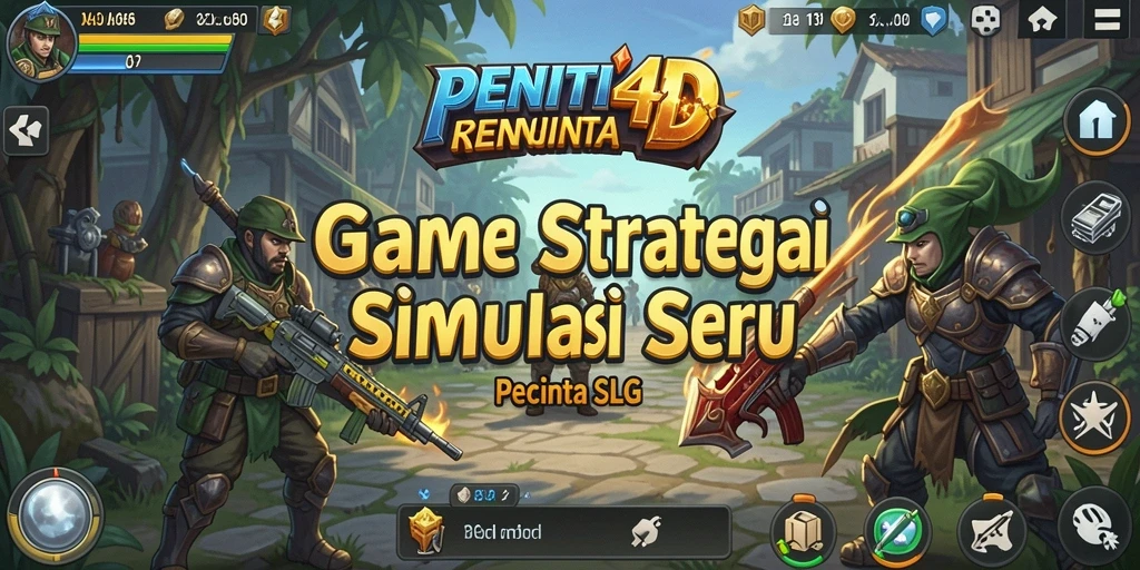 Tampilan seru gameplay strategis di PENITI4D.