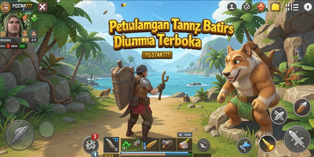 Menampilkan momen seru dalam eksplorasi dunia terbuka PGSTAR777.