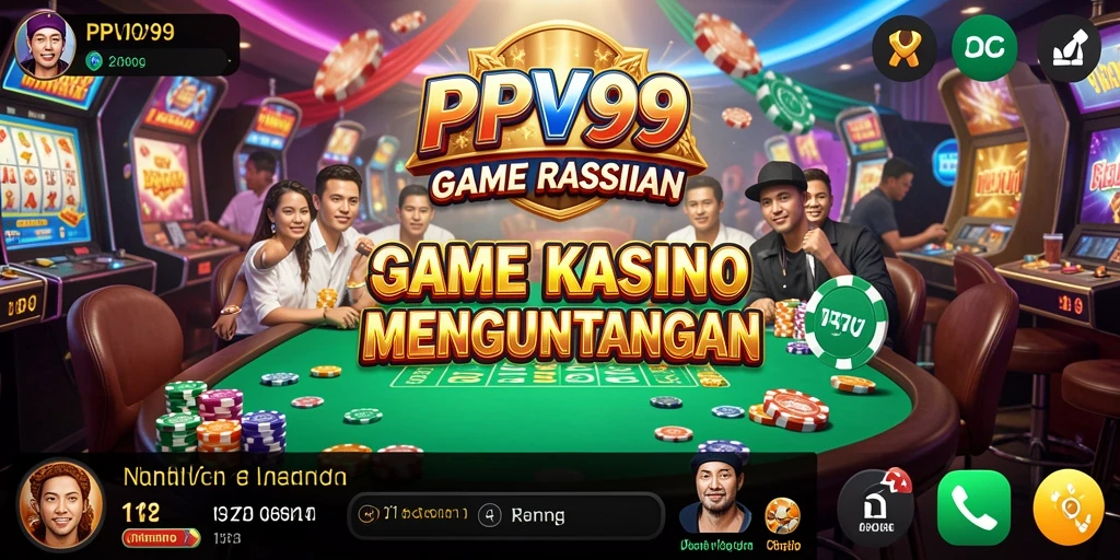 Screenshot PPV99 menampilkan gameplay Kasino yang mendebarkan dan menyenangkan.