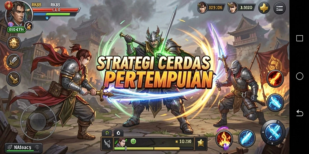 Tampilan gameplay strategis RK88 yang menegangkan dan penuh aksi.