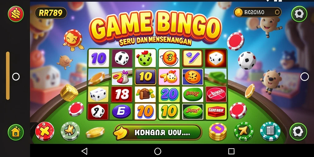 Tampilan gameplay Bingo yang menarik dan interaktif di RR789.