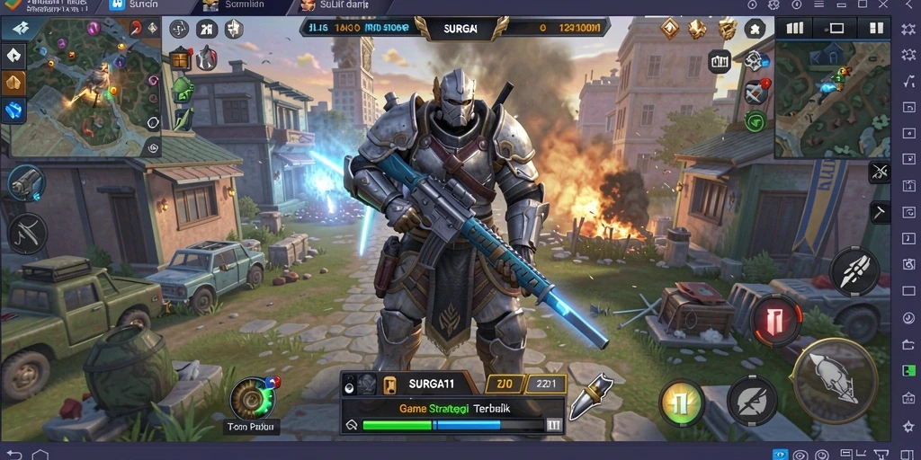 Tampilan gameplay SURGA11 dengan strategi yang mendebarkan.