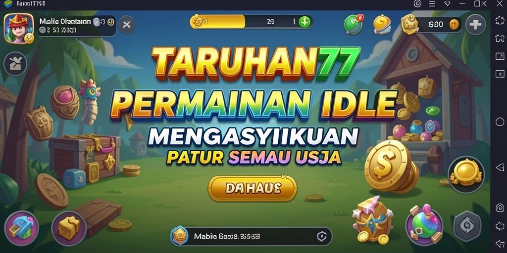 Tampilan menarik gameplay TARUHAN77 yang santai dan mengasyikkan.