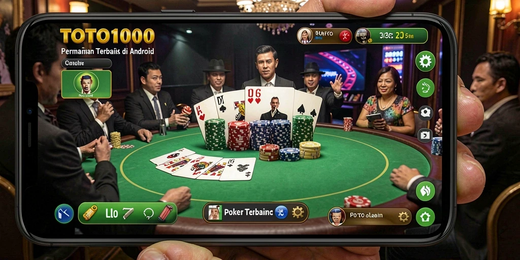 Gameplay Poker seru dan mendebarkan di TOTO1000.